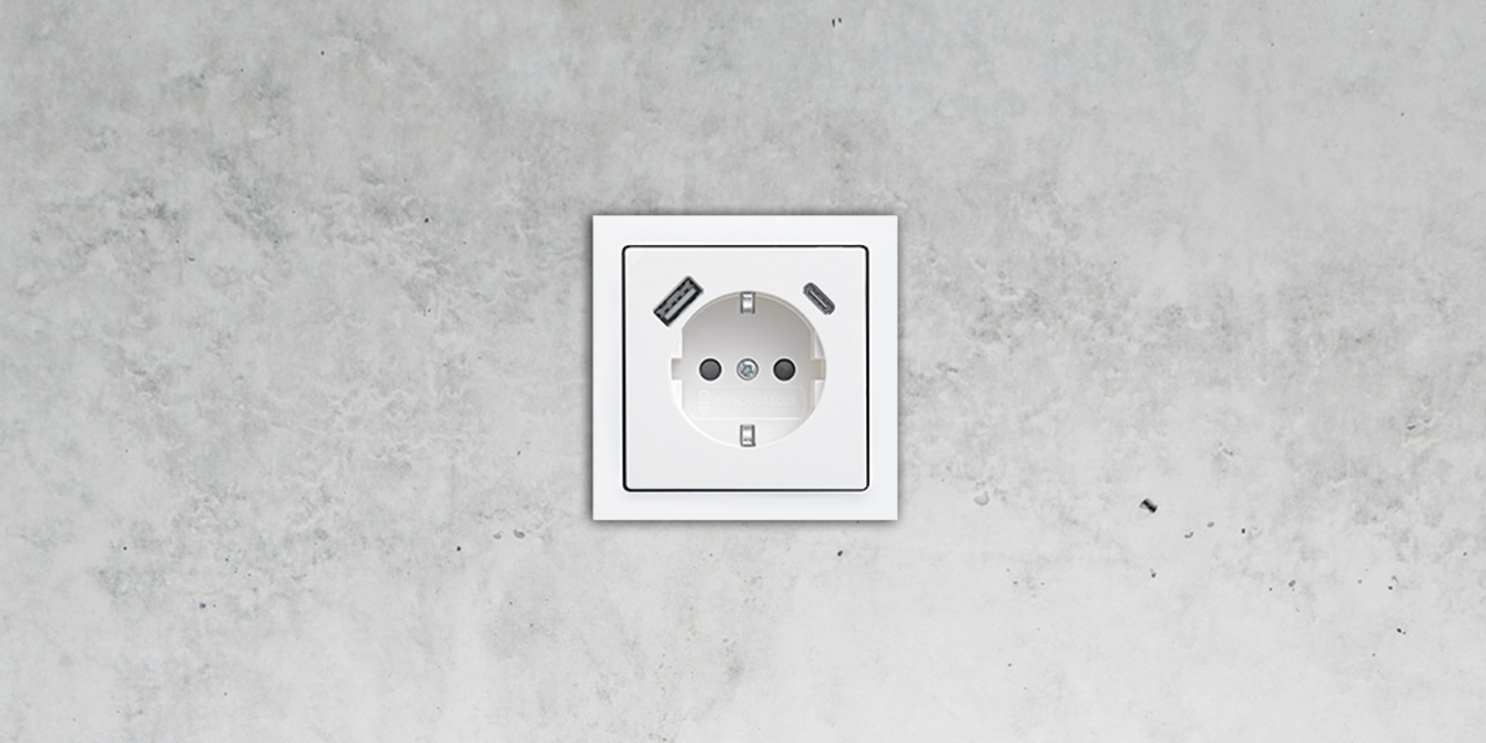 SCHUKO® USB-Steckdose bei ETF Elektrotechnik Frankfurt GmbH in Eschborn